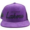 Mitchell & Ness NBA Cord Snapback Cap Los Angeles Lakers Viola, Lilla, Taglia unica