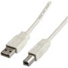 Roline Cavo usb Roline/Value Usb 2.0 A-B 45m Bianco[S3105]