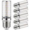 LIGJOY Lampadine LED E27 Luce Calda 3000K, 7W 700LM Lampadina LED E27 Equivalenti a 70W Lampada a incandescenza, Senza sfarfalli, Lampadina Mais LED, Risparmio Energetico, Non Dimmerabile, 6 Pezzi