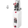 VEVOR Centralina Idraulica Pompa Idraulica per Rimorchio Ribaltabile Azione Singola, Velocità 2600 giri/min, Pressione d'Olio 2320-2900 PSI, Pompa con Serbatoio in Plastica per Sollevatore Rimorchio