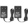 Security-01 Confezione da 2 adattatori AC a DC 5 V 3 A, spina 5,5 mm x 2,1 mm, Plug EU (XH0500-3000wG)