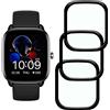 KELOLIN [3 Pezzi] Pellicola Protettiva per Amazfit GTS 4 Mini Facile da Installare (Curva 3D), Copertura Completa, Anti Graffio, HD Protezione Schermo Compatibile con Amazfit GTS 4 Mini