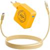 AKELON 100W USB C Caricatore GAN Tipo C Alimentatore PD3.0 Caricabatterie per MacBook Air, MacBook Pro, iPhone 15 14, iPad Pro, Galaxy S24 S23 Ultra, Chromebook, 2M USB C Câble (giallo)