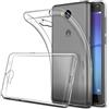 REY Cover in Gel TPU Trasparente per Huawei Y6 2017 - Y5 2017, Ultra Sottile 0,33 mm, Morbido Flessibile, Custodia Silicone