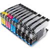 ESMONLINE 10 cartucce d' inchiostro Brother LC1220 LC1240 LC1280 per Brother MFC 5910 6510 6710 6910 MFC-J5910DW, MFC-J6510DW, MFC-J6710DW MFC-J6910DW/Brother DCP 525 725 925 DCP-J525 W dcp-j725dw DCP-J925DW (compatibile, riceverete 4 X NERO 2 X Ciano, …
