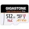 Gigastone [5 Anni Recupero Dati 0] GIGASTONE 512GB Scheda Micro SD, High Endurance Pro, fino a 140MB/s, compatibile con REDTIGER ROVE VIOFO VANTRUE PRUVEEO ARIFAYZ Dash Cam, MicroSDXC UHS-I A1 V30 U3