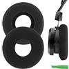 Geekria Cuscinetti auricolari in schiuma comfort di ricambio per GRADO SR60, SR80, SR125, SR225, M1, M2, parti di riparazione con guida video (Nero)