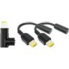 SlimQ Kit Connettore Adattatore di Alimentazione DC 330W per Laptop Lenovo, Connettore DC 11x4.5mm