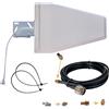 Egasky Antenna Esterna 9dBi 5G per TIM, Iliad, Vodafone — Supporto per Rete Cellulare 4G LTE WiFi, Router FWA, Antenna Impermeabile con Cavo da 3m TS9/SMA/RP-SMA