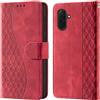 CaseGla Cover per Samsung Galaxy A18 / A26 / A17 5G custodia portafoglio Rosso | Blocco RFID, 3 scomparti carte, 1 tasca banconote, Chiusura magnetica, Supporto, Pelle PU flip cover per Samsung A26 / A17