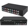 BolAAzuL Component AV Video Switch Box 4 in 1 out, BolAAzuL 4 porte 5 RCA YPbPr Cavo RGB Componente AV Switcher Selettore Convertitore 4 vie Plug & Play per giochi retrò PS2 Wii Xbox, lettore DVD TV