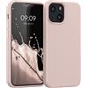 kwmobile Cover per iPhone 13 mini Custodia - Back Case per Smartphone in Silicone TPU - Protezione Gommata - coconut swirl