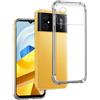REY Cover in Gel TPU Anti-Shock per XIAOMI Poco M5, Morbido Silicone Custodie Protettivo Case, Anti-Scratch, Protettiva Sottile Back Cover
