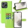 Fertuo Cover per Honor 400 Smart, Custodia Portafoglio Cover a Libro in Pelle Flip Case Sottile con Silicone Bumper, Fibbia Magnetica, Porta Carte e Kickstand, Verde
