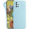 MyGadget Cover per Samsung Galaxy A51 4G - Custodia Protettiva in Silicone Morbido - Case TPU Flessibile - Ultra Protezione Antiurto & Antiscivolo Azzurro