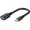 Sooiiyu Adattatore da USB C a USB 3.0, Cavo OTG USB di Tipo C a USB, Cavo di Prolunga da Type-C a USB 3.0, Compatibile con iPhone 15 Pro Max/15 Plus/15, MacBook Pro/Air, Samsung Galaxy S24/S23/S22/S2