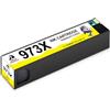 DOUBLE D 973X Giallo per HP 973X F6T83AE, Non interessato dall'aggiornamento, per HP Pagewide pro 477dw 477dn 452dn 452dw MFP 552dw 577dw 577z Managed P55250dw MFP P57750dw (1Y)