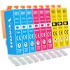 Veson CLI-521 Cartucce d'inchiostro Compatibili con Canon 521 con Pixma IP3600 MX870 MP550 IP4600 MP620 IP4700 MP560 MP640 MX860 MP630 MP980 IP4600X MP990 MP540 MP540X (3 Ciano, 3 Magenta, 3 Giallo)