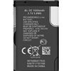 Qoutmcuy 2 batterie da 1020 mAh, 3,7 V, BL-5C, compatibili con Nokia N70, 1209, 1100, 3100, 3120, 3650, 1101, 1200, 3109, 3110, 3650, E50 e DIGITRADIO 1/2, TECHRIDO 6/2. Dott,Telefono e famiglia Radio.