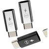 Kefiany 65W Adattatore USB C Maschio a Lightning Femmina (Set di 3) per iPhone 16 15 Pro per Apple per IPad Compatibile con Samsung Cavo di Ricarica Rapida Connettore Tipo C Spina Accessorio Jack