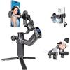 FeiyuTech SCORP Mini 3 Stabilizzatore Gimbal per Smartphone, Modulo di Tracciamento IA e Ventola di Raffreddamento Integrato, Gimbal Phone 3 Assi 2 Kg con Impugnatura Integrata