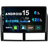 BXLIYER SXAUTO [6GB+128GB] Android 15 IPS Autoradio Per Jeep Grand Cherokee WJ (1998-2004) - Senza fili CarPlay/Android Auto - LED Camera + MIC - DAB Fast-boot Volante 360-CAM AHD DSP BT - 2 Din 9 Pollici