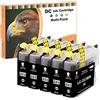 LOSMANN D&C 5x Nero Cartuccia d'inchiostro compatibile per Brother LC221 LC223XL per Brother MFC-J5625DW DCP-J4120DW MFC-J5320DW MFC-J4420DW MFC-J4620DW MFC-J480DW DCP-J562DW MFC-J5620DW MFC-J5720DW MFC-J680