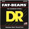 DR Strings FAT-BEAM™ - Stainless Steel Bass Strings: Light 40-100