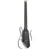 Donner HUSH I EVO2 Chitarra Acustica-Elettrica da Viaggio, Ultra-Leggera, Senza Paletta, con Accordatore Integrato, Supporti Rimovibili e Uscita Cuffie - Nero