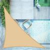 LOVE STORY Vela ombreggiante Triangolare Impermeabile 2.5x2.5x3.5m Tenda a Vela Parasole PES Protección Rayos UV per Esterno, Giardino, Terrazza, Balcone (Sabbia)