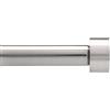 Umbra Cappa Asta per Tende Singola Regolabile, Diametro di 1,9 cm, 183-366 cm, Acciaio, Nichel/Acciaio