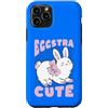 Kawaii Triangle Custodia per iPhone 11 Pro Eggstra, grazioso coniglietto pasquale
