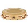 Meinl Percussion AE-MTAH2BO - Tamburello, collezione Artisan, 10 (25,4 cm), con Membrana in Pelle di vitello e Cimbalini in Bronzo, Colore: Legno Naturale