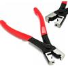 topolenashop Pinza per Fascette Stringitubo Clic-R, 17 cm - Pinze Angolari Professionali in Acciaio, Impugnatura Antiscivolo, per Riparazioni Auto, Tubi Carburante, Manutenzione Meccanica