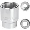 FortuneGlobe Bussola da 36 mm 3/4 12 pezzi, bussola per chiave 3/4 36 mm per chiave CR-MO(Whtie)