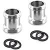 HATOOLHA Adattatore per rubinetto in ottone, 2 pezzi di prolunga per rubinetto, connettore aeratore da 18 mm maschio a 22 mm filettatura maschio per lavello rubinetto purificatore d'acqua adattatore aeratore