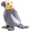 capybaraflying Peluche Calopsitta, Simulazione di Pappagallo, Peluche Morbido da 18 cm/7in, Giocattolo Educativo Divertente per Bambini (Grigio)