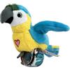 Happy Yappers Uccello peluche interattivo - Modalità Ricerca, Musica & Chirping Suoni, Modalità Sleep, Ricaricabile, Ideale per bambini dai 18 mesi in su, Cavo di ricarica USB C incluso (pappagallo