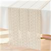Brylleii Macramè Runner da Tavolo Moderno Cotone Lino 30 x 200 cm Elegante Rustico Beige Runner Tavola Boho Vintage Lavabile Bohémien Chic Decorazione da Tavola per Matrimoni Cucina