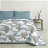 Mahome Trapuntino Singolo Primaverile Estivo in 100% Puro Cotone 170x260 cm Leggero Double Face - Copriletto Trapuntato morbido Traspirante Anallergico - Made in Italy - Fluttu Tiffani