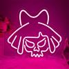 SONGYUNEON Insegna al neon con teschio rosa a LED per decorazione da parete USB dimmerabile fredda luce al neon a led cartelli notturni decorativi per sala giochi club party nightclub bar negozio