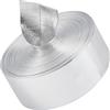 GORGECRAFT 5m Striscia di Pelle Metallizzata Argento Cinghie di Cuoio Piatte e Lucide Larghe 30mm Spogliarellista di Pizzo in Pelle Lucida Nastro di Perline Forniture in Pelle A Doppia Faccia Cavo
