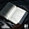 CHENBOOW Lampada da Lettura a LED,Luce Piatta a LED,Lucina Portatile per Leggere,Lampada Libro Piatta,Generico Luce per Libri a LED Intelligente,per Leggere a Letto