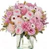 Fairblo 4 Pezzi Bouquet Fiori Finti per Decorazioni Rose Finte Rosa Fiori Artificiali Realistici in Seta per Matrimonio Vaso Partito Interni Centrotavola Decorativi Casa