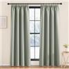 KGORGE Tende Oscuranti Camera da Letto per Interni Tenda Termica Isolante Freddo e Caldo con Fettuccia Curtains Soggiorno Moderne 2 Pezzi L 140 x A 200 CM, Verde Salvia