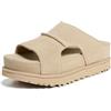 UGG - Sandalo Goldenstar da donna con taglio alto e intagli, sabbia, 36 EU