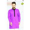 Fatto a mano Camicia da uomo in cotone indiano manica lunga Kurta camicia ampia camicia da...