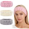 Luminaverde Fascia per Capelli Cosmetica, 3 Pezzi Fascia per Capelli & Struccante, Cosmetica Ragazze per Lavare il Viso e Spa