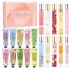 Aottom Set Regalo di Profumo da Donna, 10 x 35 ml mini profum+ 10 mini creme per le mani, Eau de Toilette da donna con una dolce fragranze floreale e fruttata, Regali per Compleanni, Natale