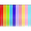 Hemiks 20 Pezzi Estensione dei Capelli Colorati con Clip, 22 Pollici Ciocche Colorate per Donne Ragazze Party Festival Cosplay Natale Halloween